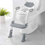 Toilette Enfant avec Marchepied – Siege WC Evolutif  Echelle Antidérapante