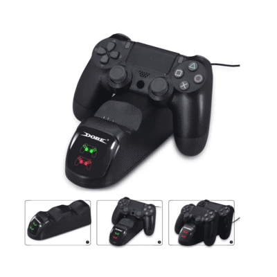 Support d'Alimentation Sans Fil pour Manettes Playstation 4 - Noir