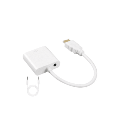 Adaptateur HDMI vers VGA avec Audio – PC, TV, Projecteur