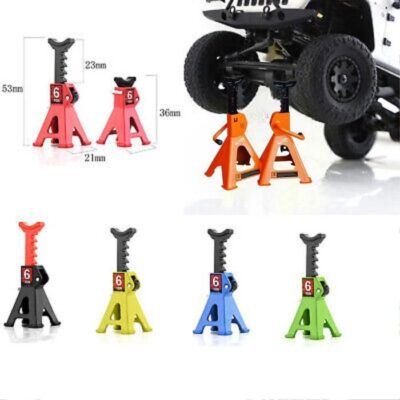 Support voiture 2 tonnes hauteur réglable double verrouillage (Couleur selon disponibilité)