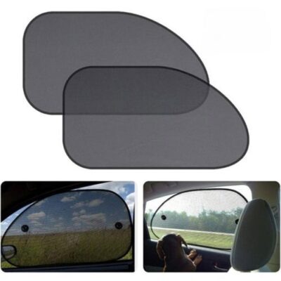 2pcs pare-soleil de fenêtres latérales avant et arrière voiture pour la protectionUV