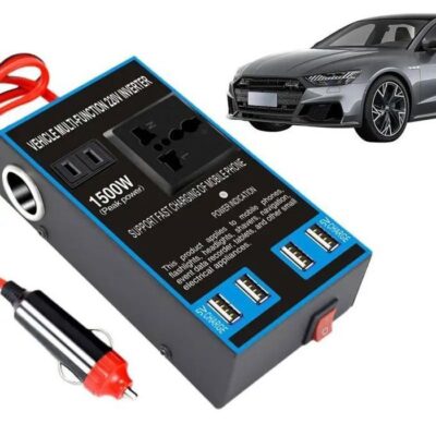 Onduleur de voiture 1500w usb & 220v