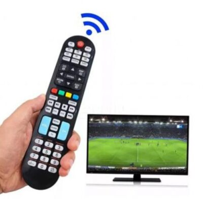 Télécommande de rechange compatible pour téléviseurs LCD, LED, HDTV et Smart TV.