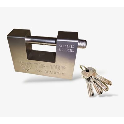 Cadenas porte de sécurité blindée 94 mm/ acier massif trempé bonne qualité