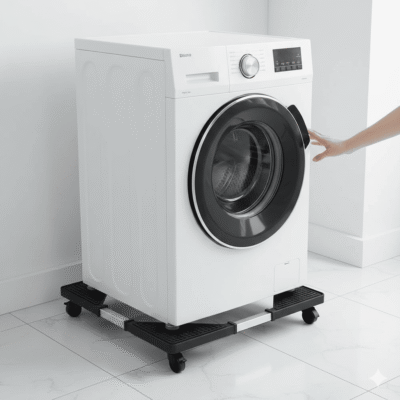 Base Mobile Universelle Réglable – Stabilité & Mobilité pour Électroménagers