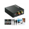 Convertisseur adaptateur Audio optique numérique vers analogique + Cable RCA